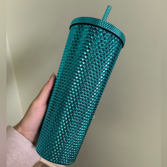 Starbucks 2023 blue chrome studded venti tumbler - Picture 2 of 4